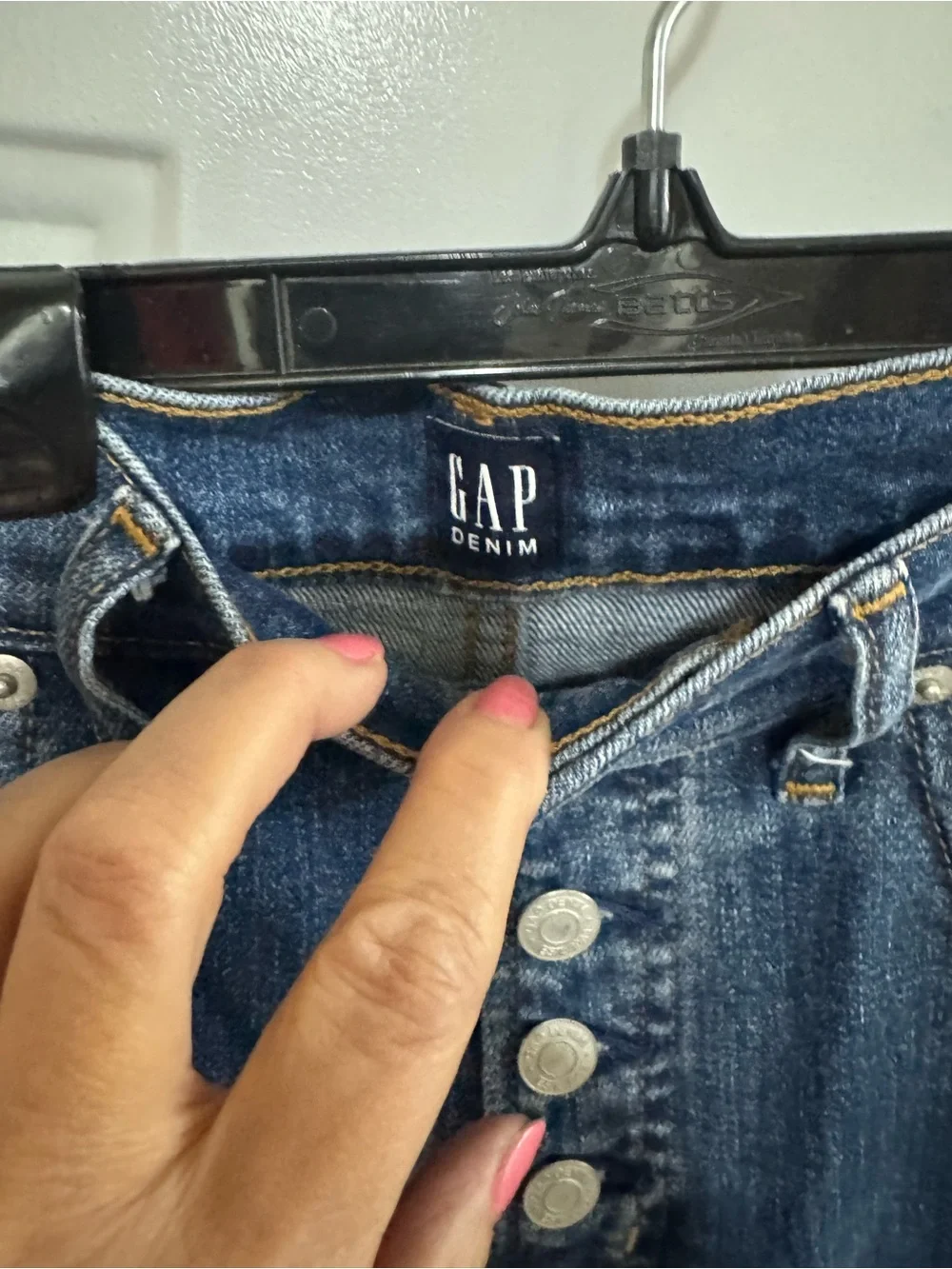 Gap High-Rise Wide Leg Women's Jeans in Dark Blue - Picture 3 of 7